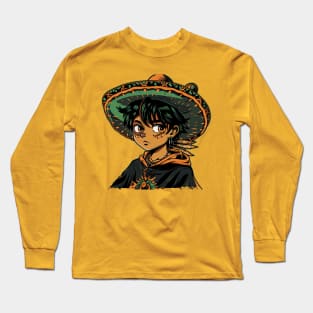 Cinco de mayo mexican boy Long Sleeve T-Shirt